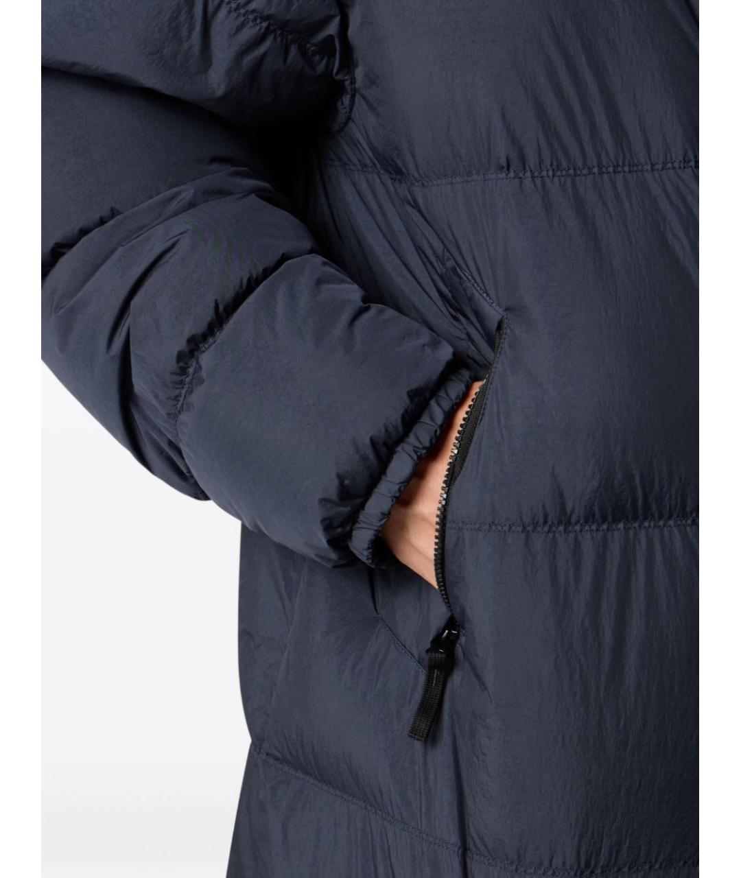 STONE ISLAND Синяя синтетическая куртка, фото 4