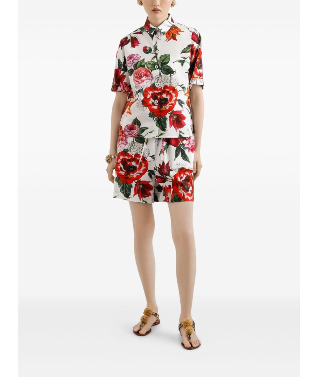 DOLCE&GABBANA Мульти хлопковая рубашка, фото 2