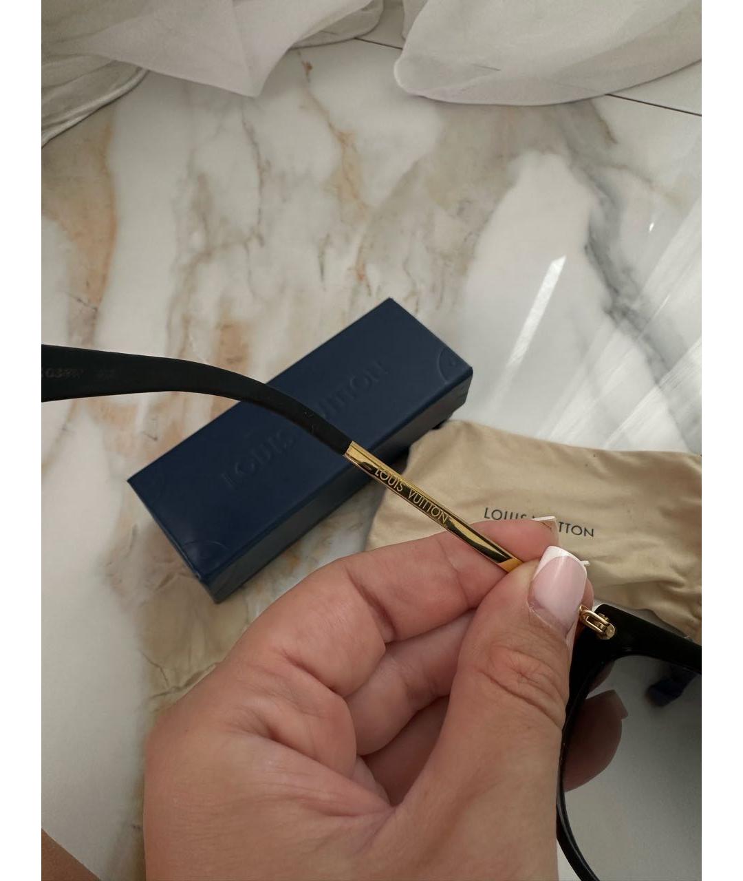 LOUIS VUITTON Коричневые солнцезащитные очки, фото 5