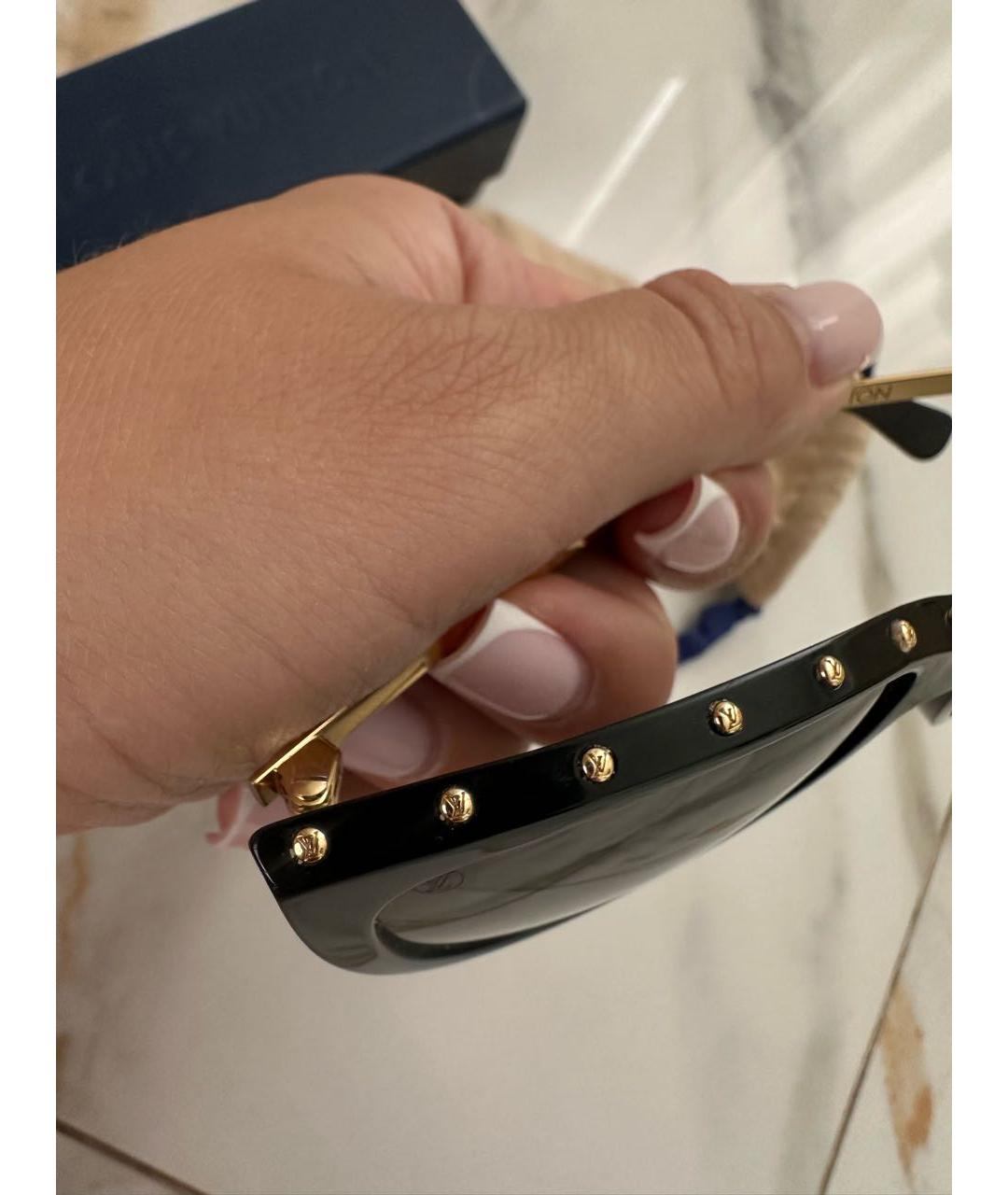 LOUIS VUITTON Коричневые солнцезащитные очки, фото 4