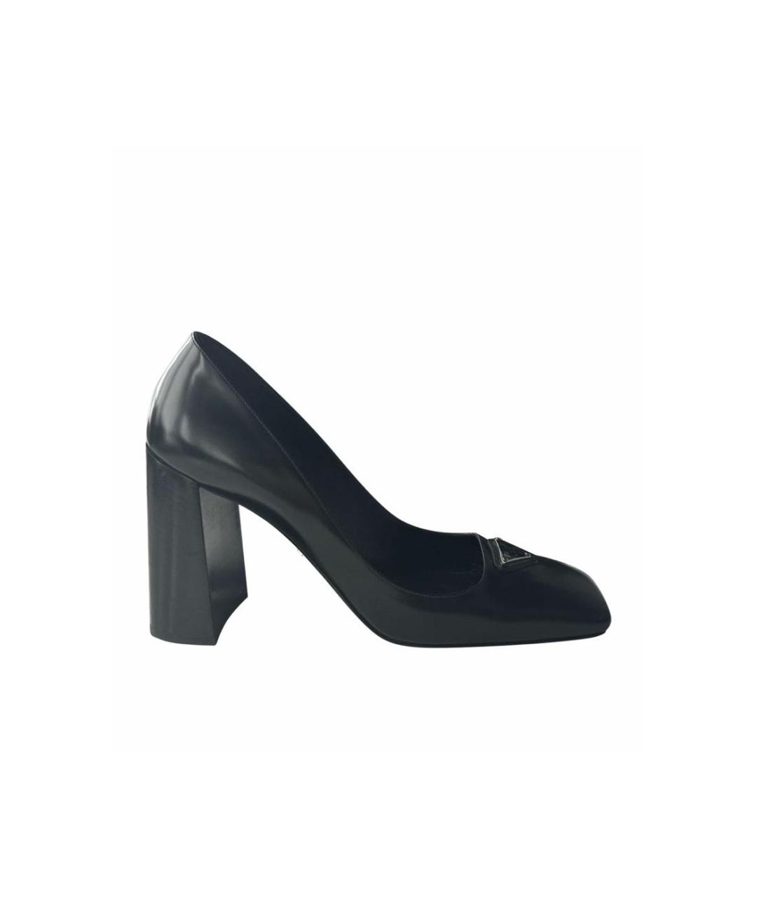 PRADA Черные кожаные туфли, фото 7