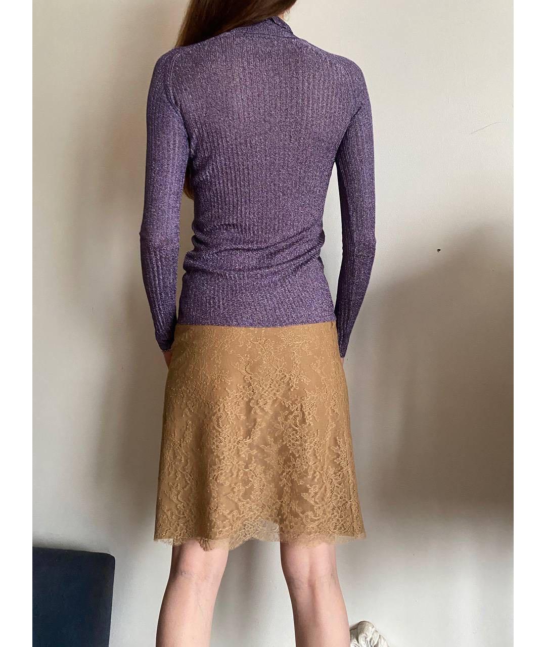 Carven Фиолетовая вискозная водолазка, фото 5