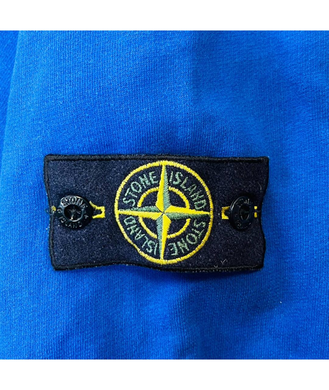 STONE ISLAND Синий хлопковый джемпер / свитер, фото 5