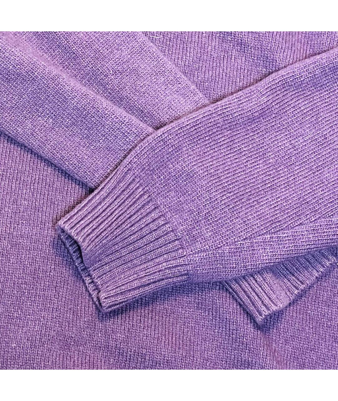 STONE ISLAND Фиолетовый шерстяной джемпер / свитер, фото 4
