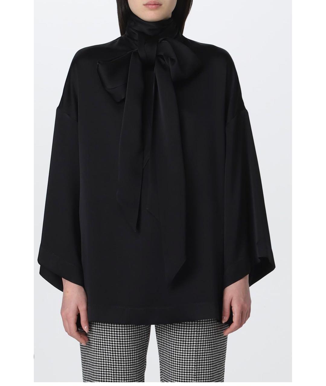 SAINT LAURENT Черная блузы, фото 2