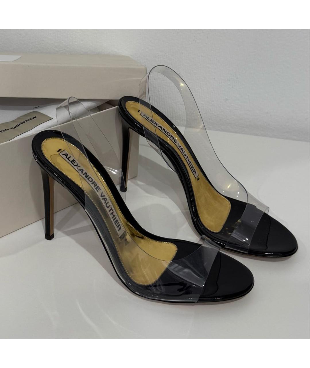 ALEXANDRE VAUTHIER Черные босоножки, фото 4