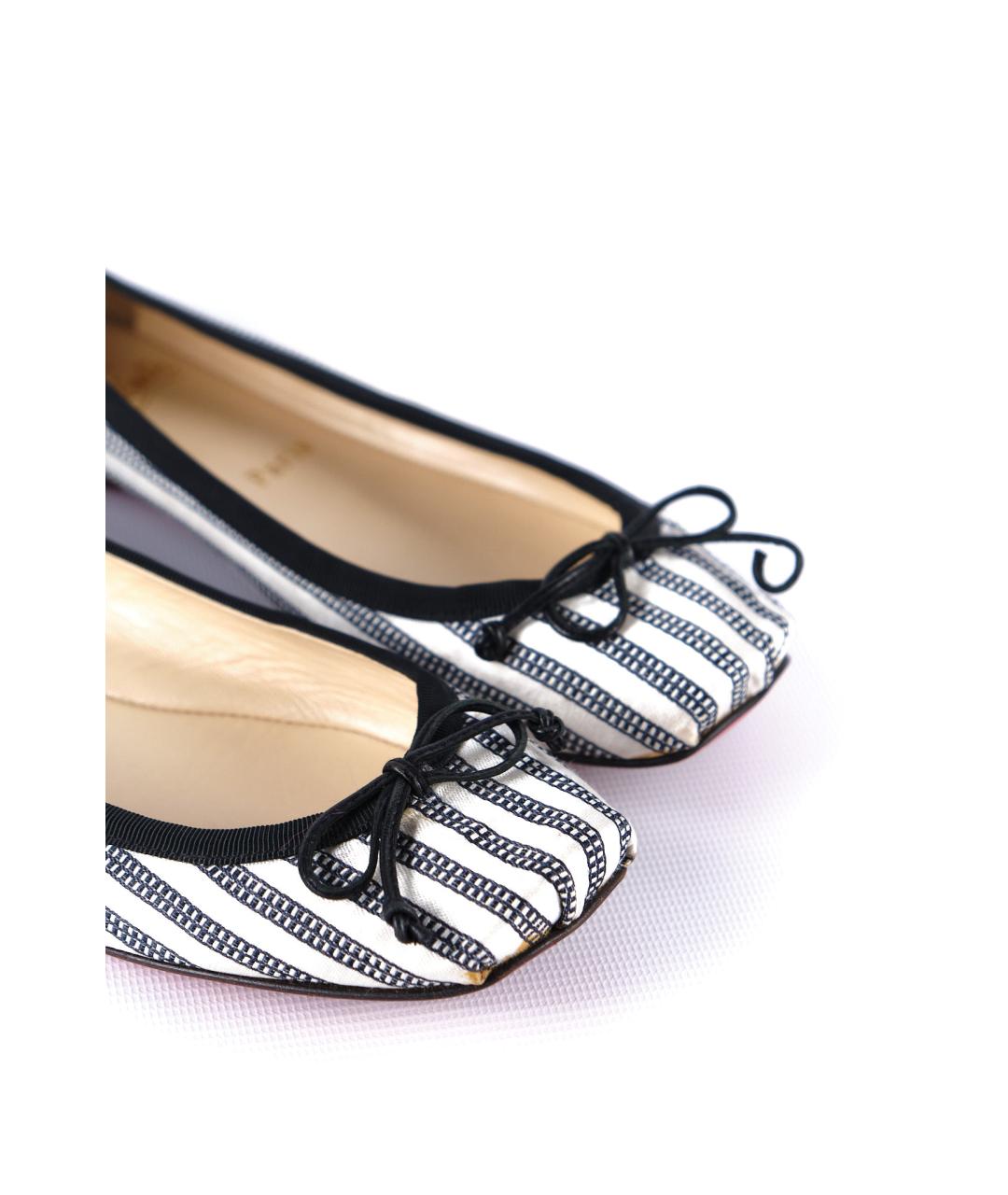 CHRISTIAN LOUBOUTIN Мульти текстильные балетки, фото 5