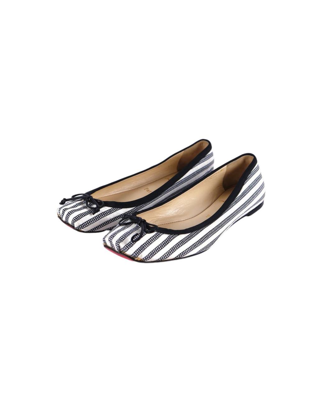 CHRISTIAN LOUBOUTIN Мульти текстильные балетки, фото 2