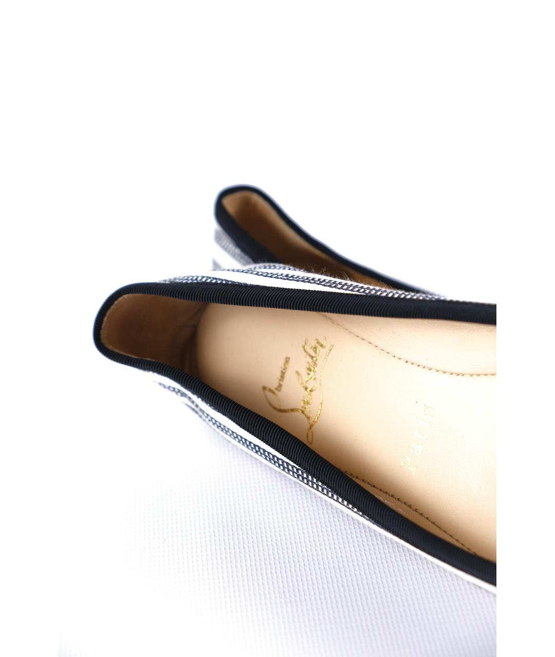 CHRISTIAN LOUBOUTIN Мульти текстильные балетки, фото 6