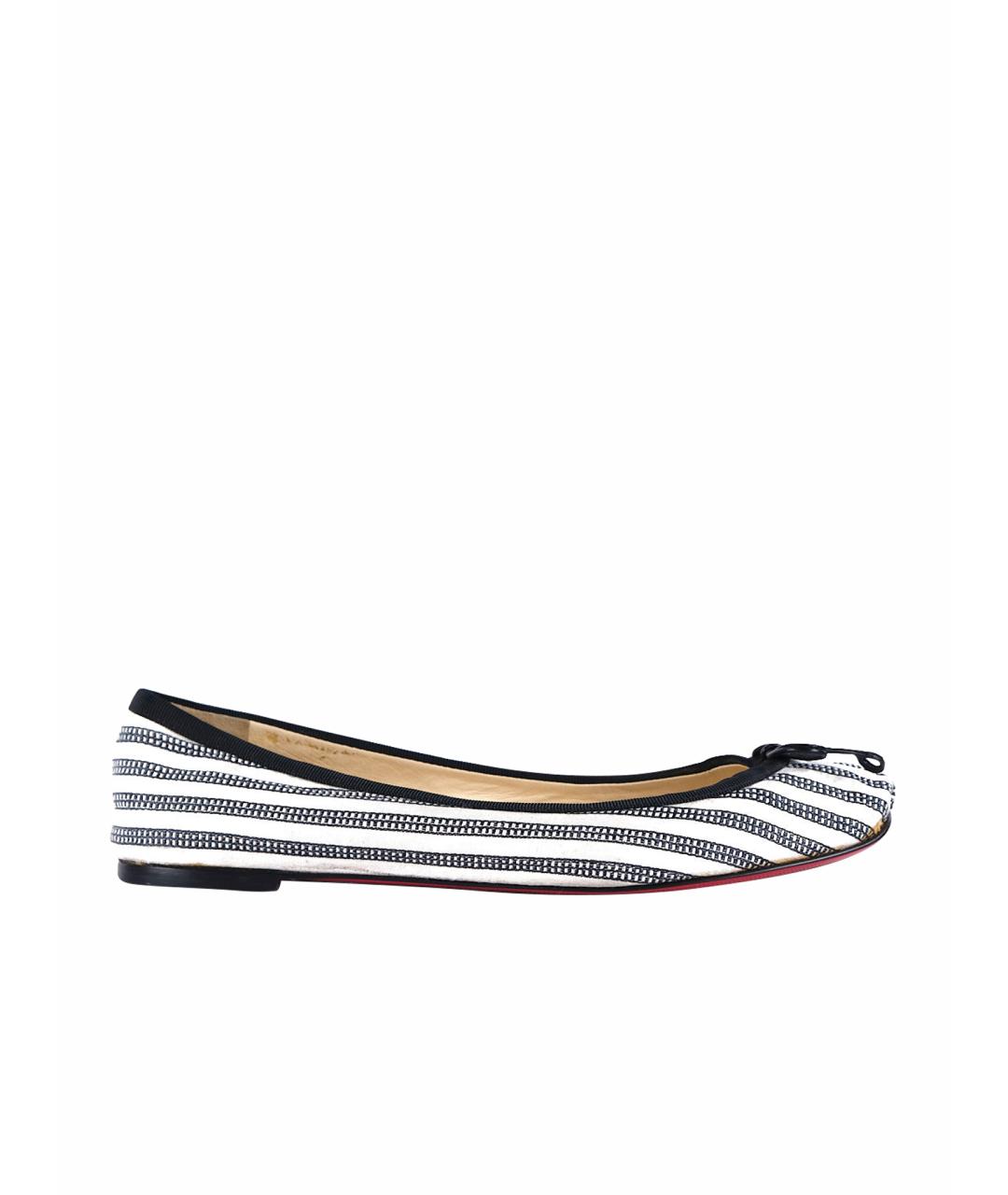 CHRISTIAN LOUBOUTIN Мульти текстильные балетки, фото 1