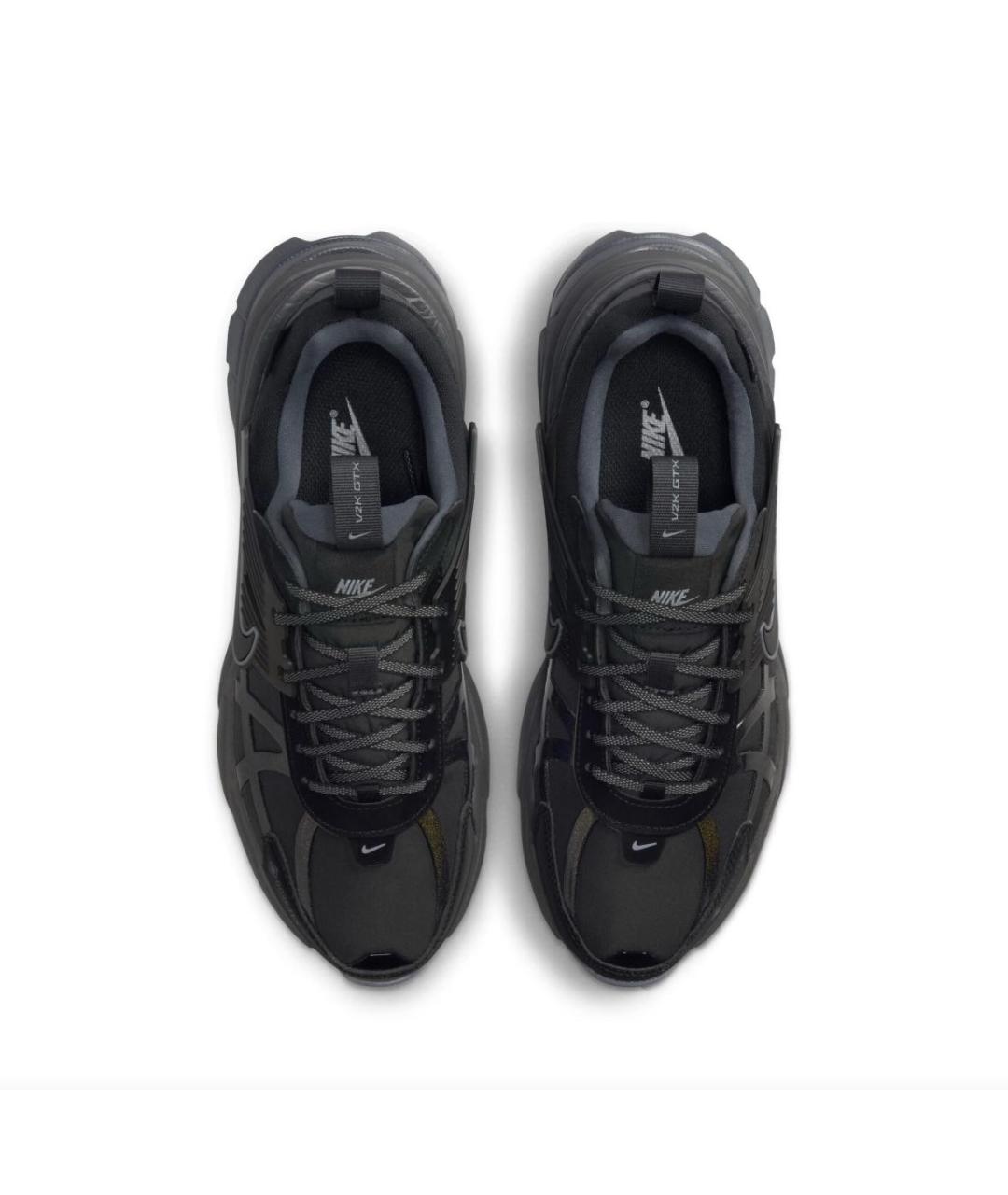 NIKE Черные текстильные низкие кроссовки / кеды, фото 3