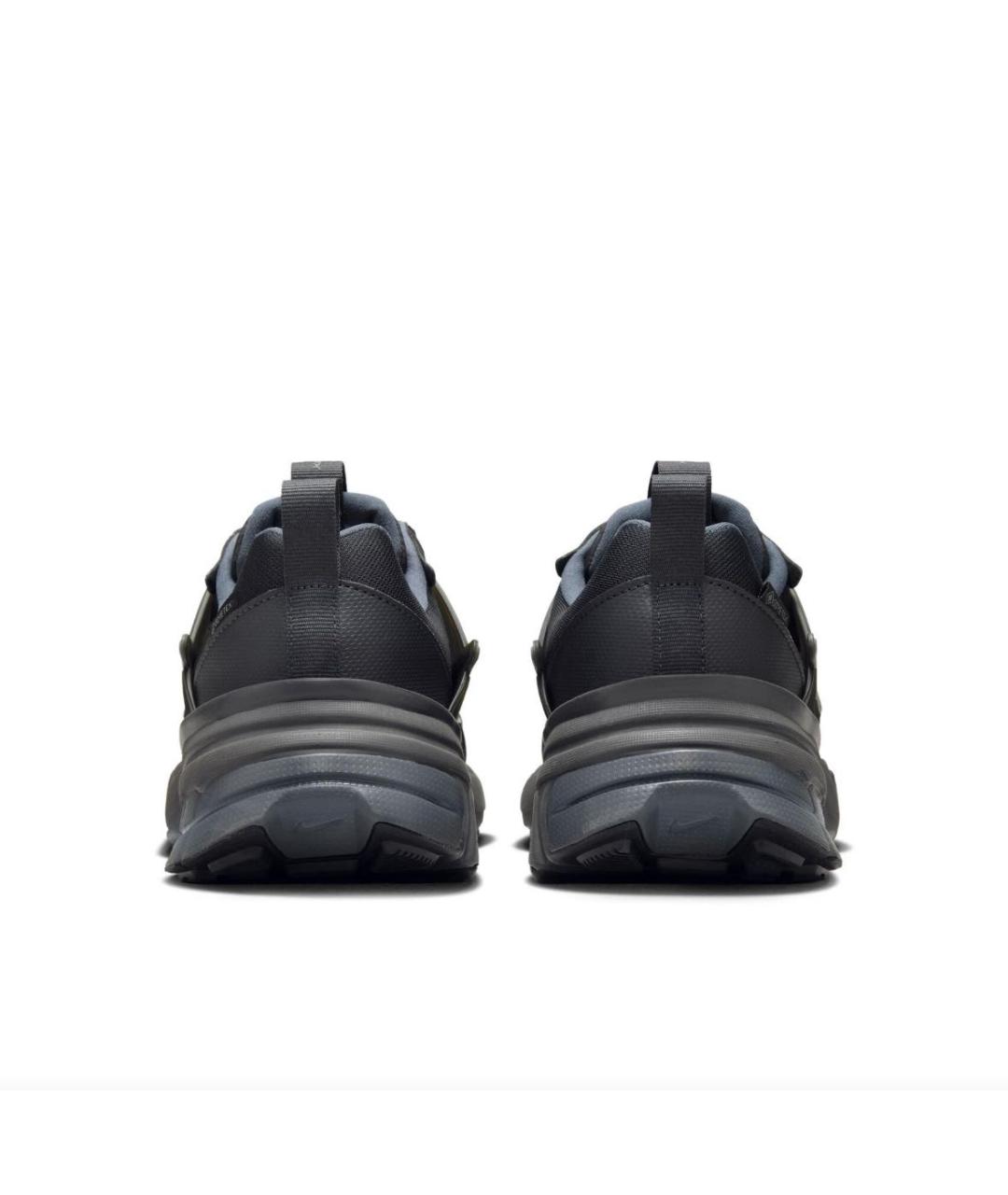 NIKE Черные текстильные низкие кроссовки / кеды, фото 4