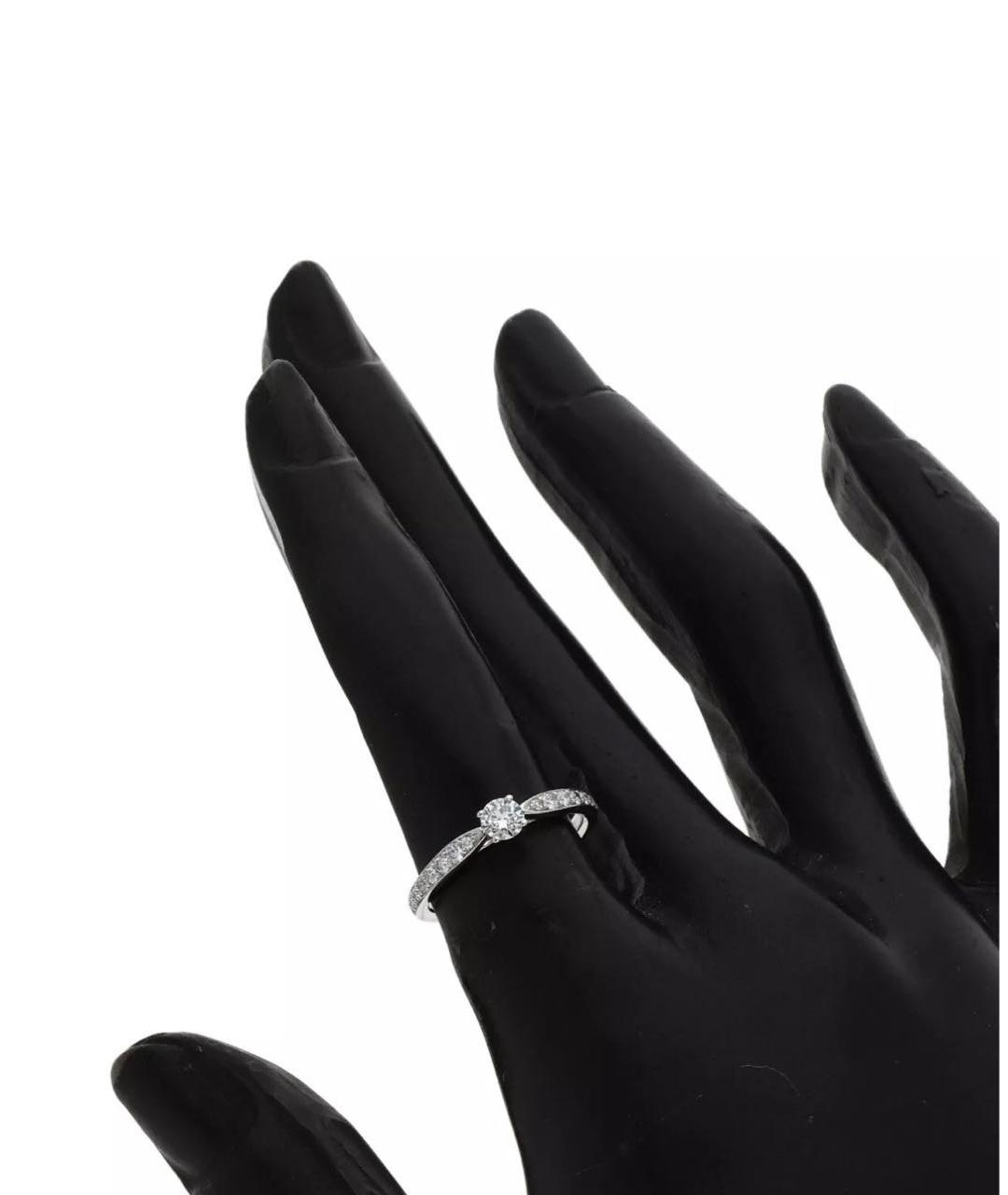 TIFFANY&CO Белое платиновое кольцо, фото 6