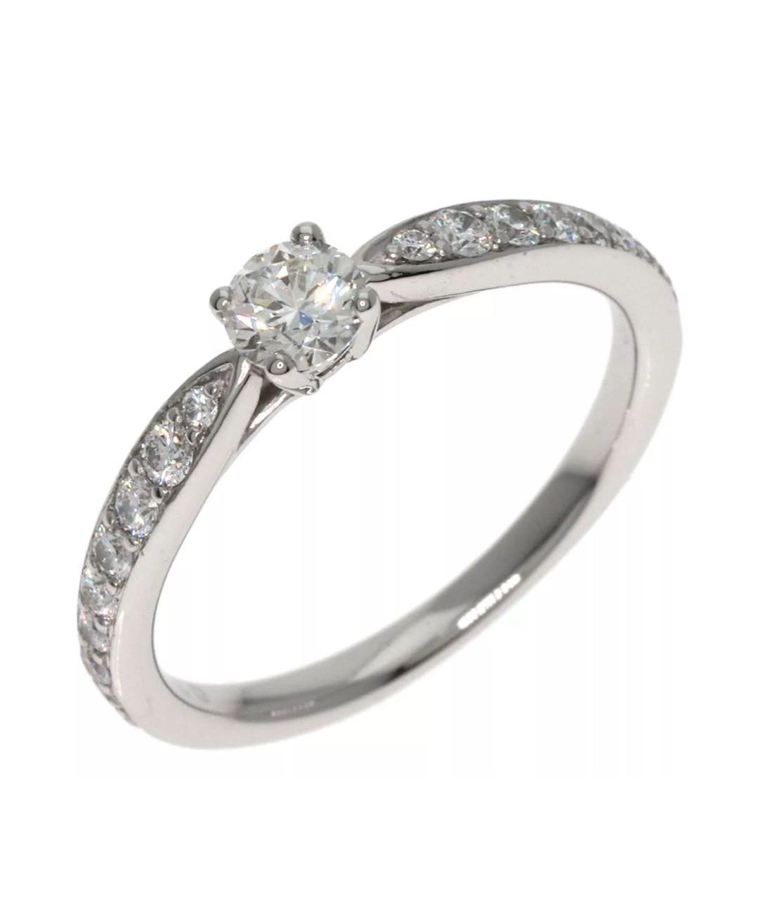 TIFFANY&CO Белое платиновое кольцо, фото 1