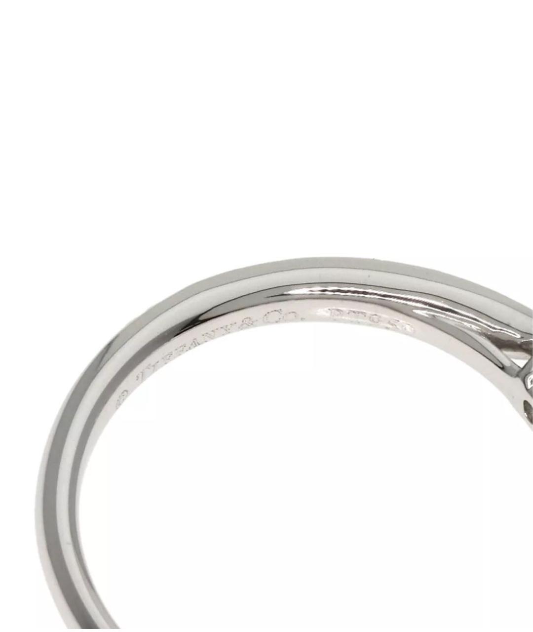 TIFFANY&CO Белое платиновое кольцо, фото 4