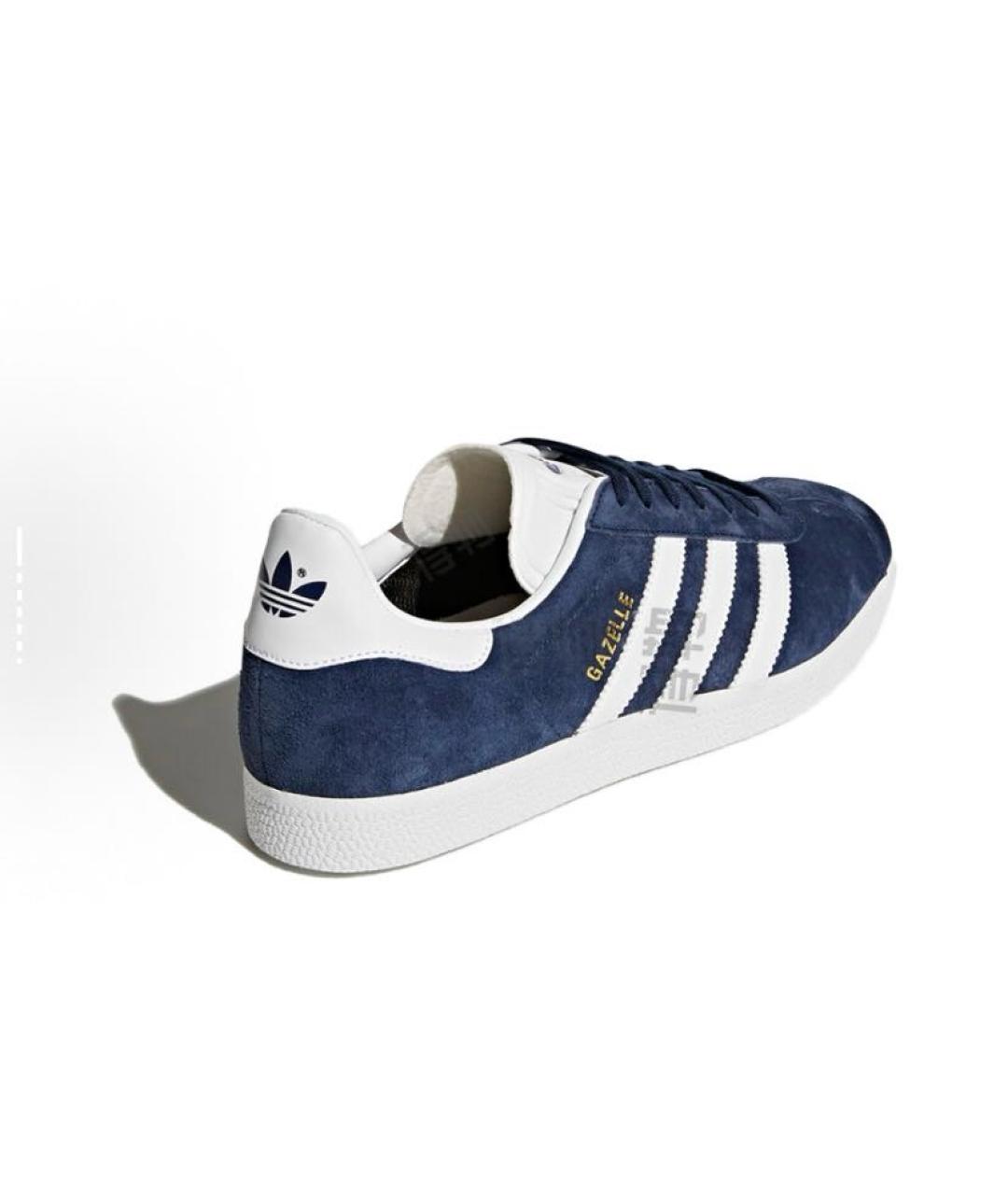 ADIDAS Темно-синие замшевые низкие кроссовки / кеды, фото 4