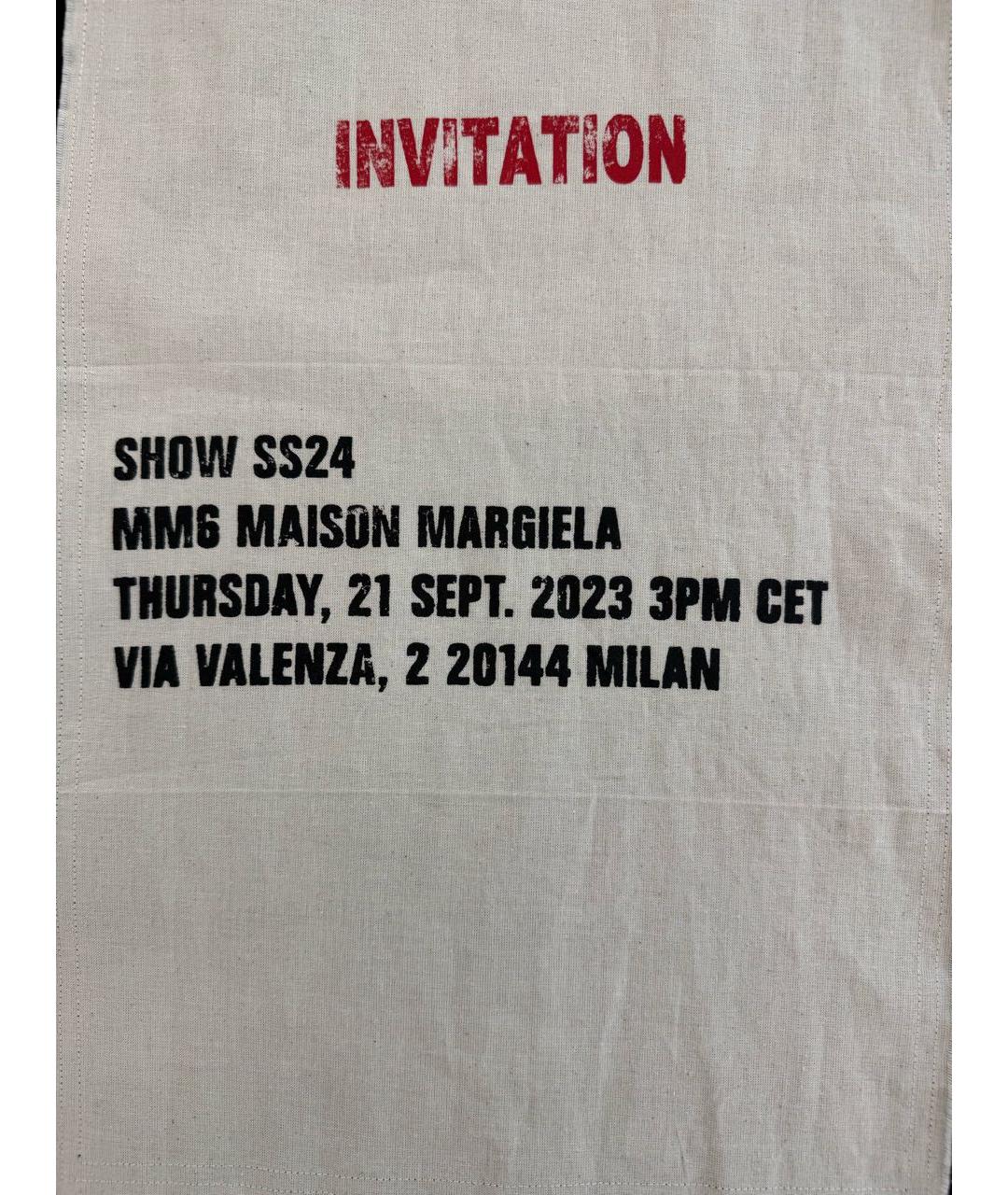 MM6 MAISON MARGIELA Черная хлопковая футболка, фото 3