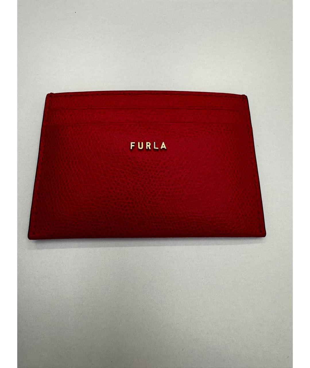 FURLA Красный кожаный кардхолдер, фото 7