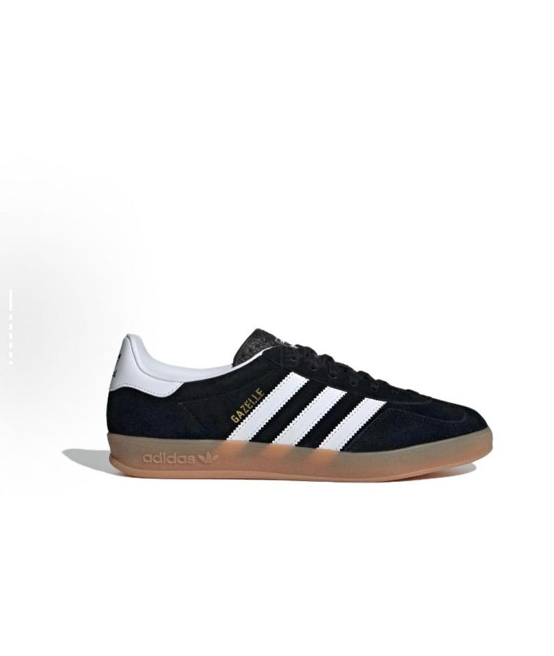 ADIDAS Черные замшевые низкие кроссовки / кеды, фото 7