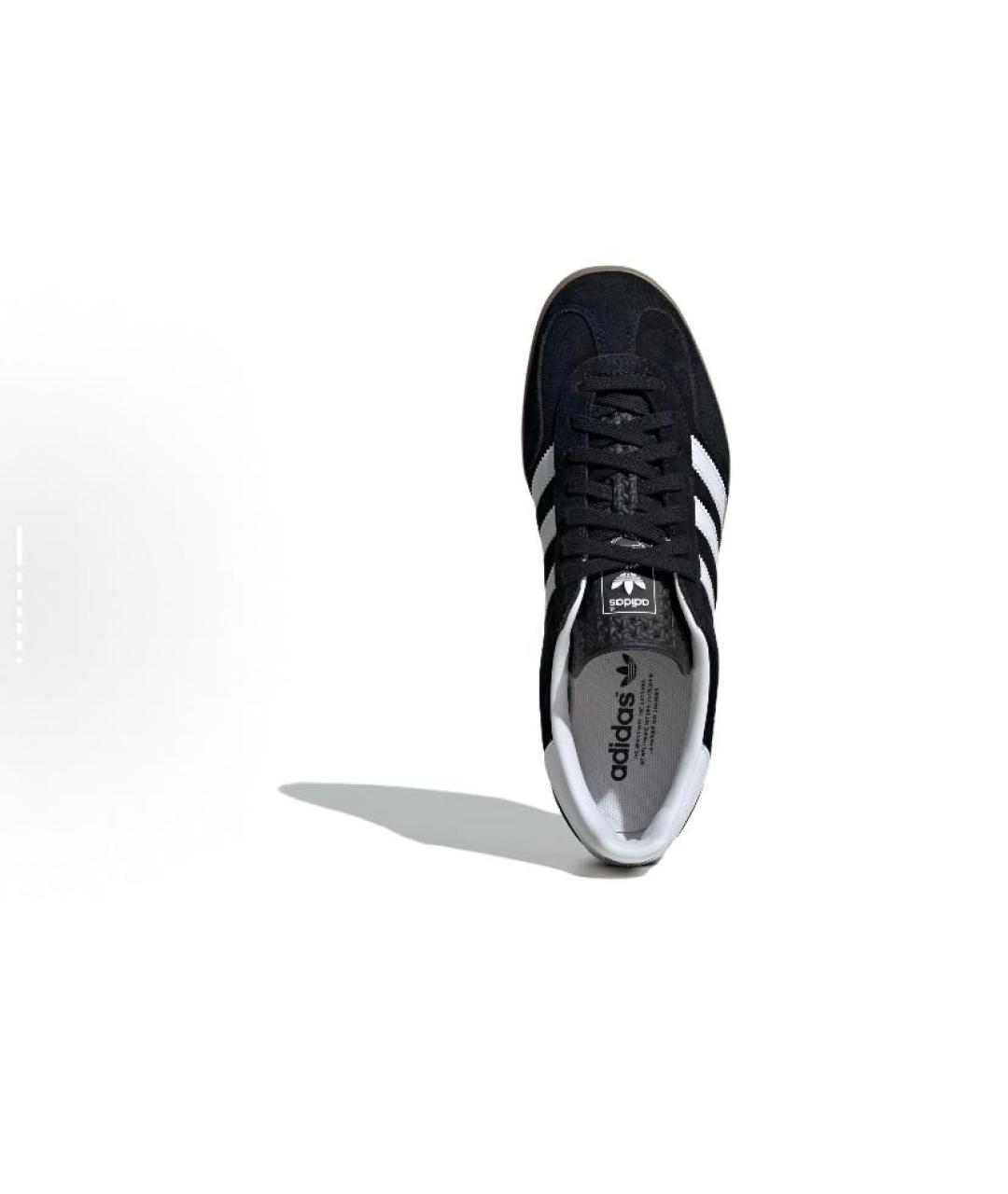 ADIDAS Черные замшевые низкие кроссовки / кеды, фото 5