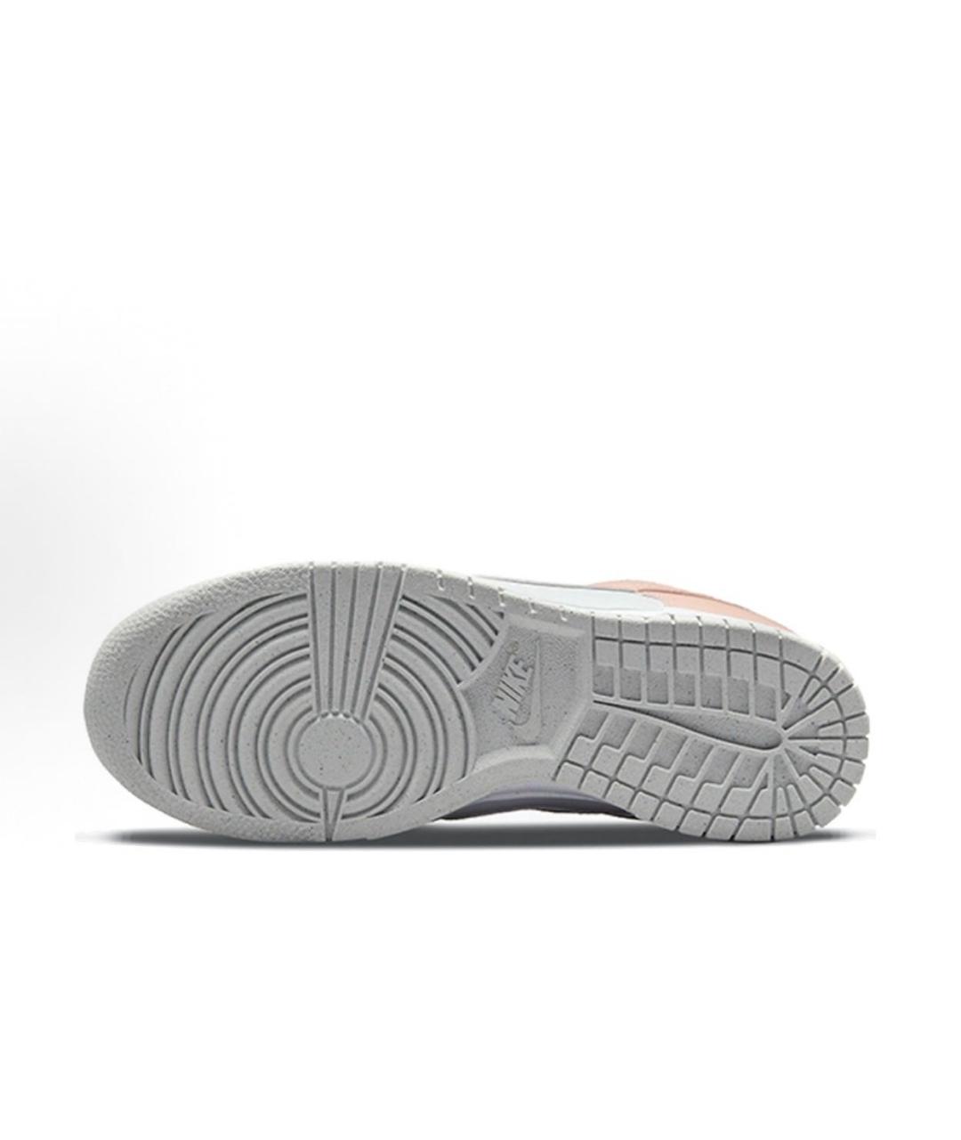 NIKE Коралловые кожаные низкие кроссовки / кеды, фото 6
