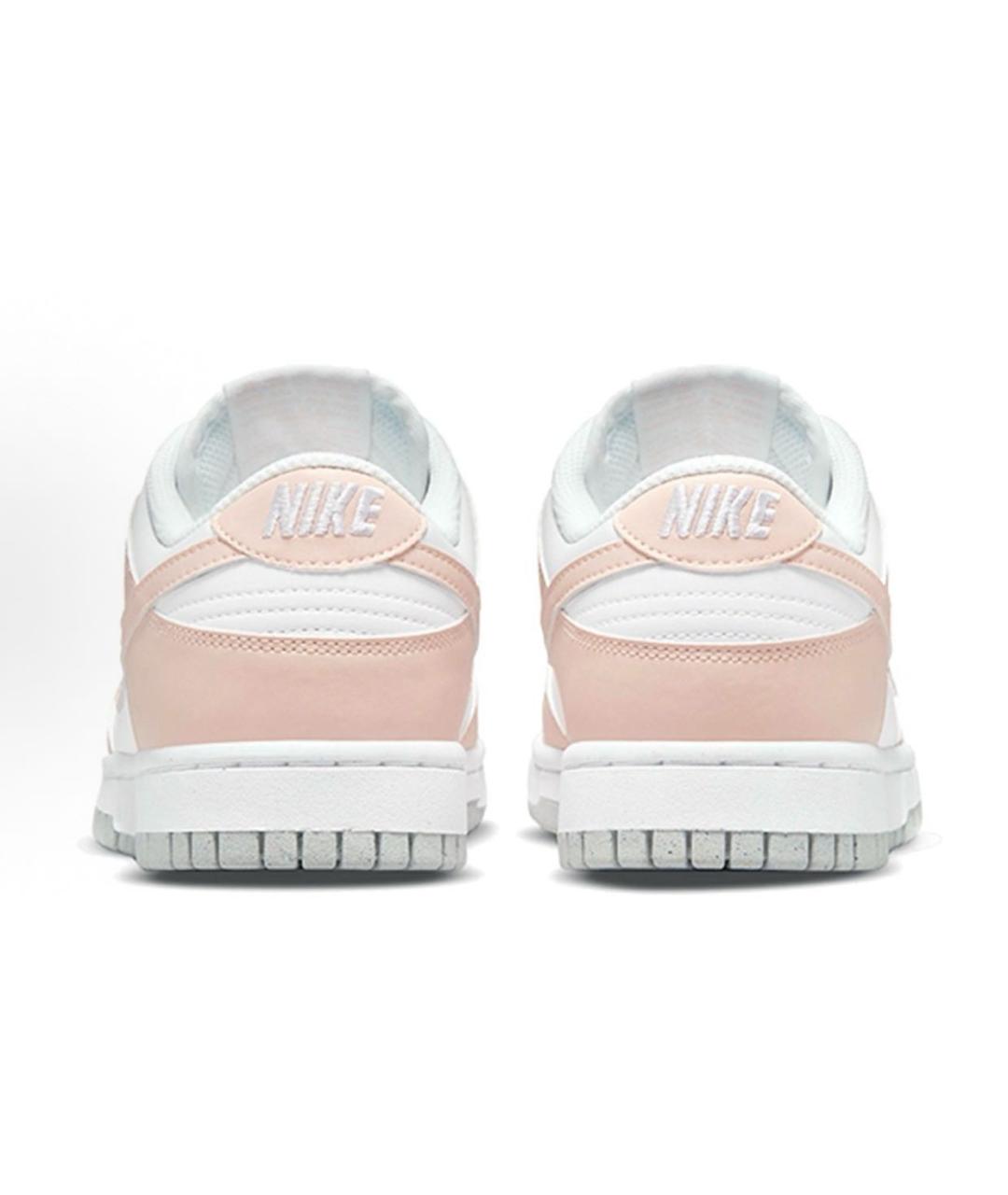 NIKE Коралловые кожаные низкие кроссовки / кеды, фото 5