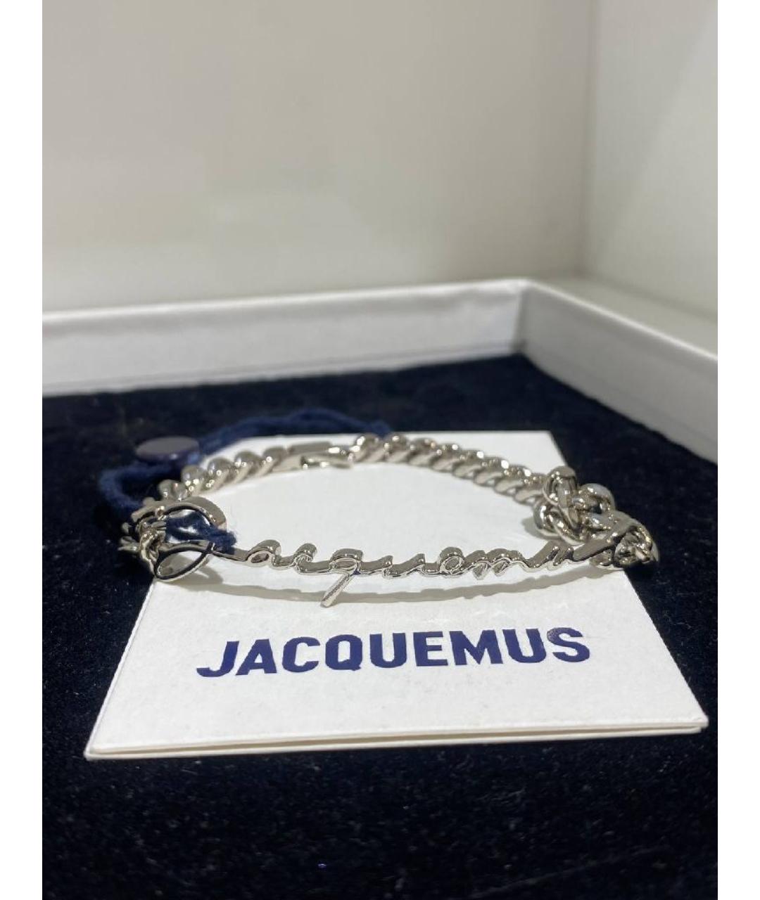JACQUEMUS Серебрянный браслет, фото 2