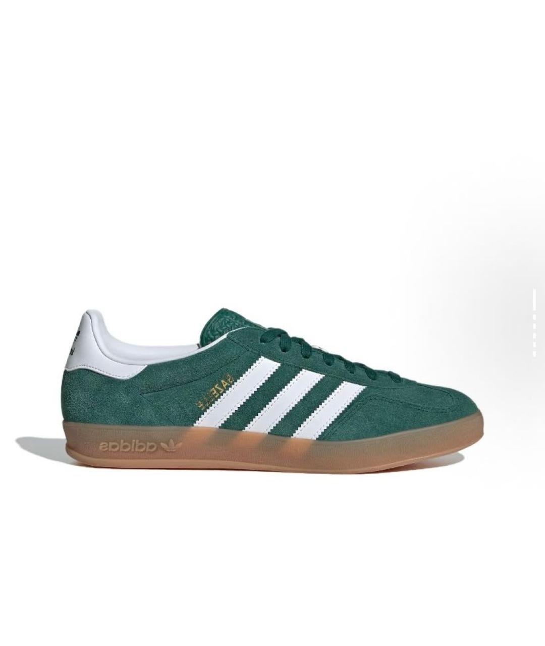 ADIDAS Зеленые замшевые низкие кроссовки / кеды, фото 7