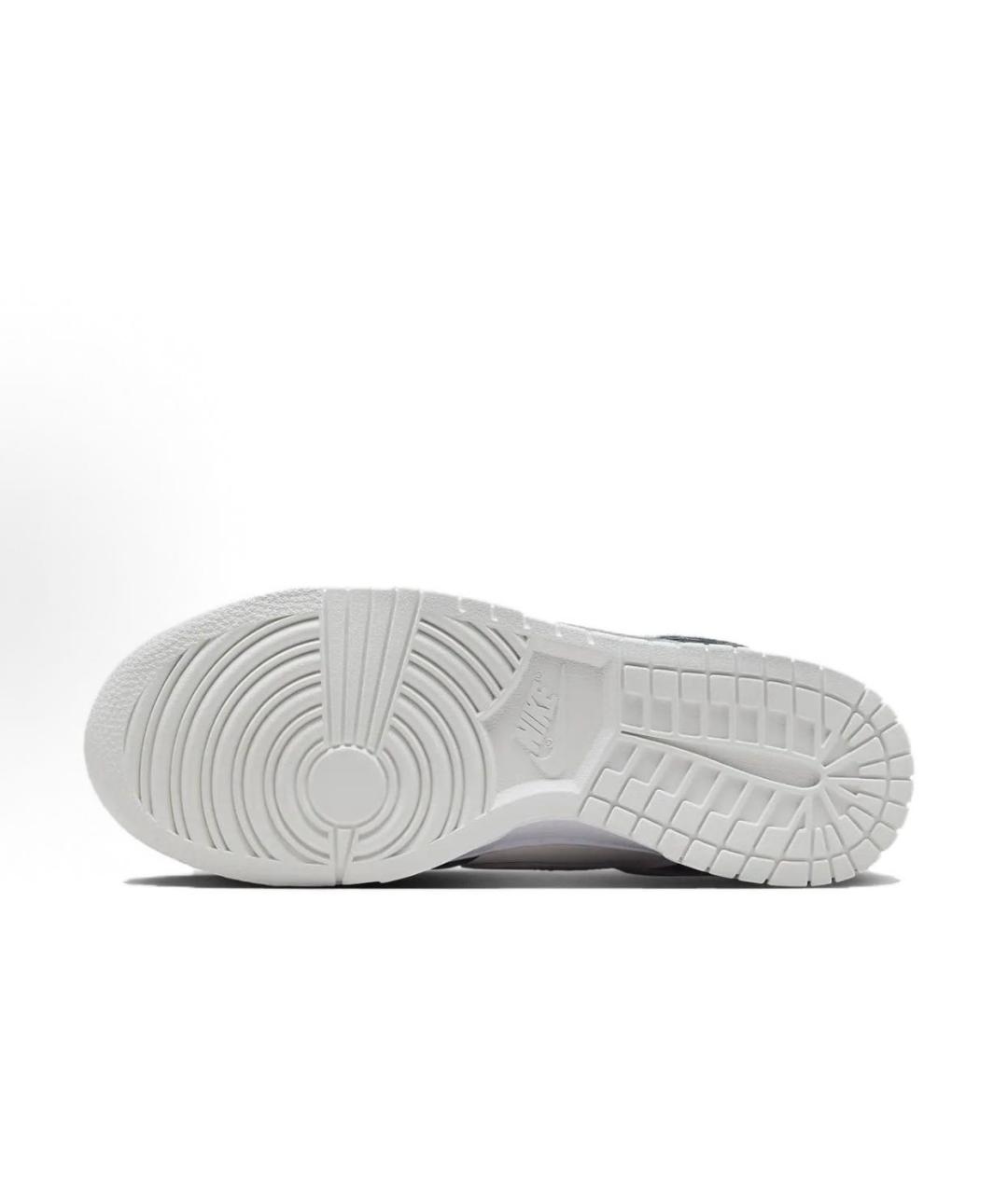 NIKE Темно-синие кожаные низкие кроссовки / кеды, фото 6
