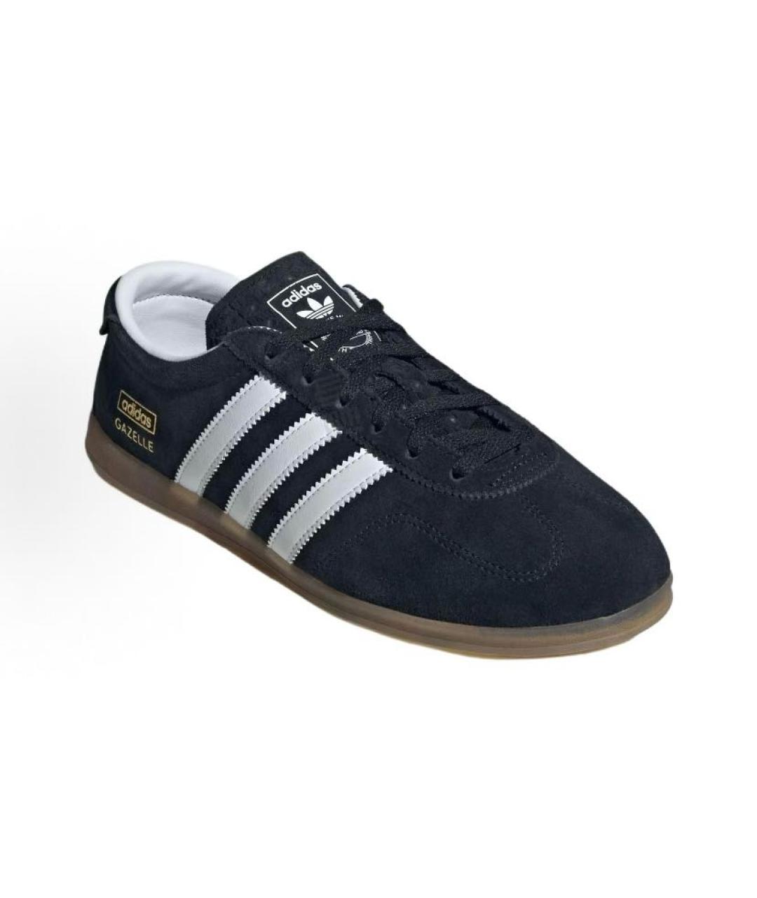 ADIDAS Черные замшевые низкие кроссовки / кеды, фото 3