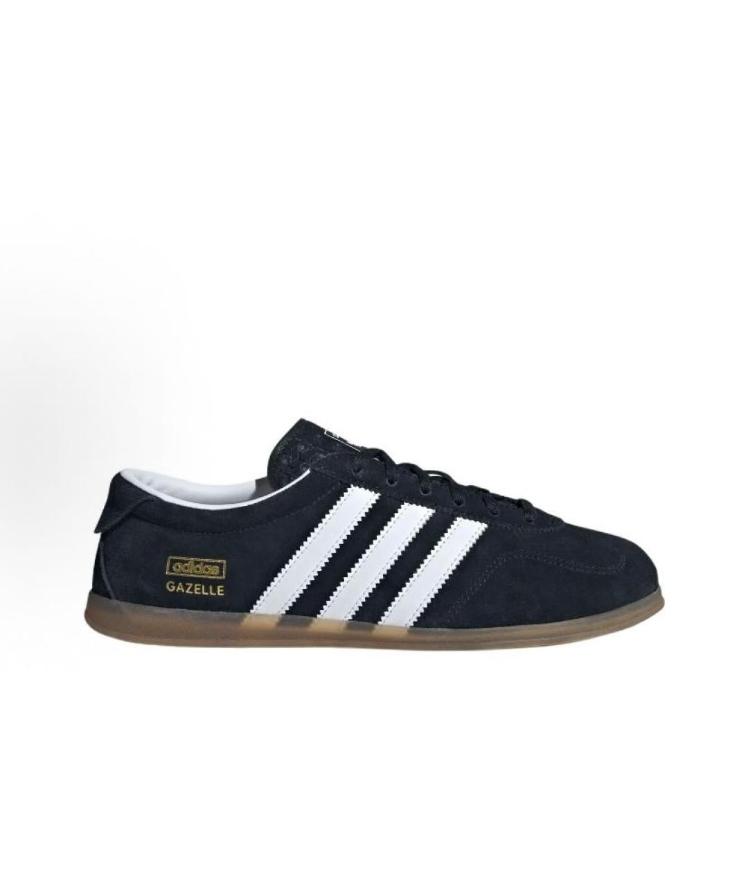 ADIDAS Черные замшевые низкие кроссовки / кеды, фото 7