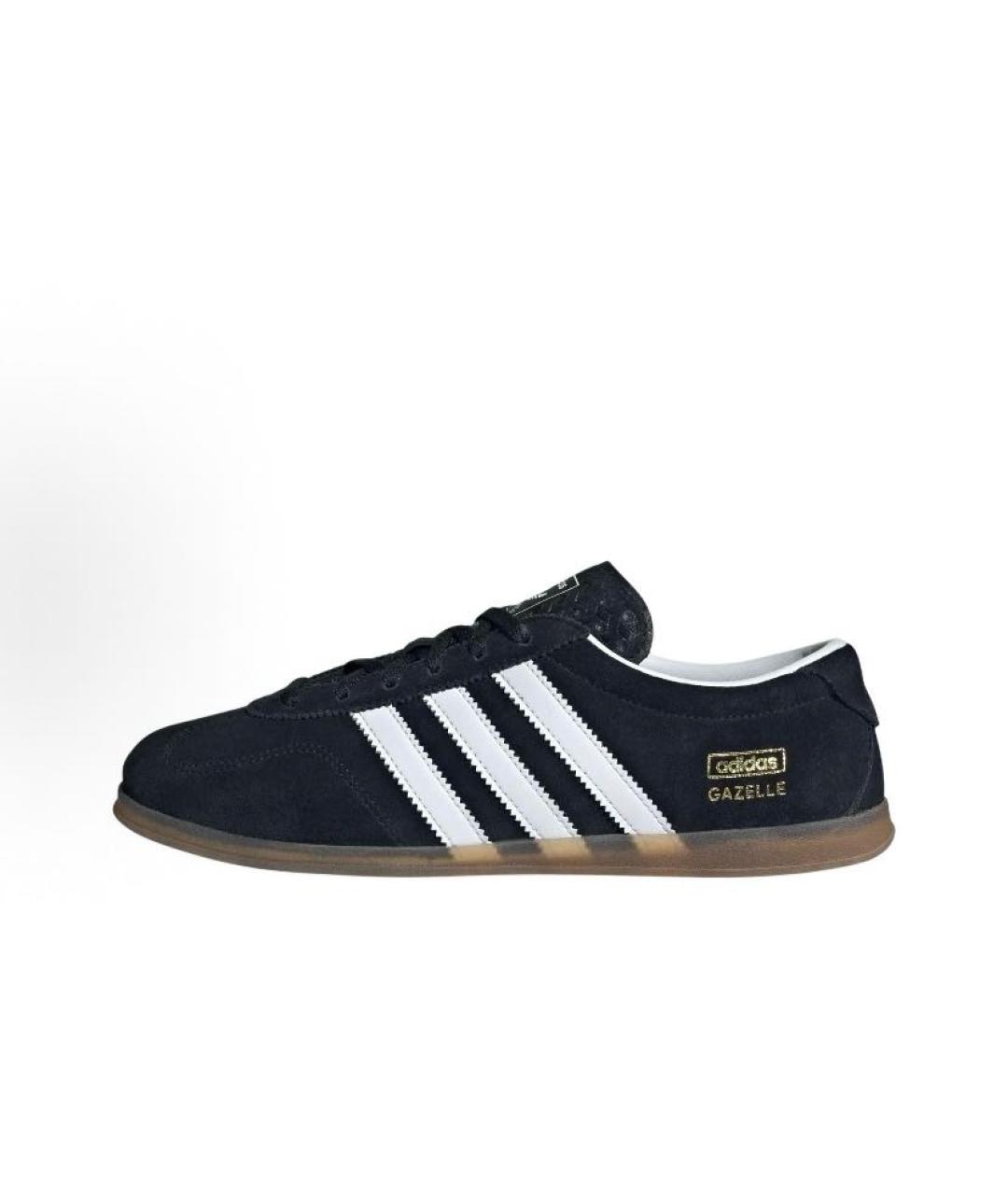 ADIDAS Черные замшевые низкие кроссовки / кеды, фото 2