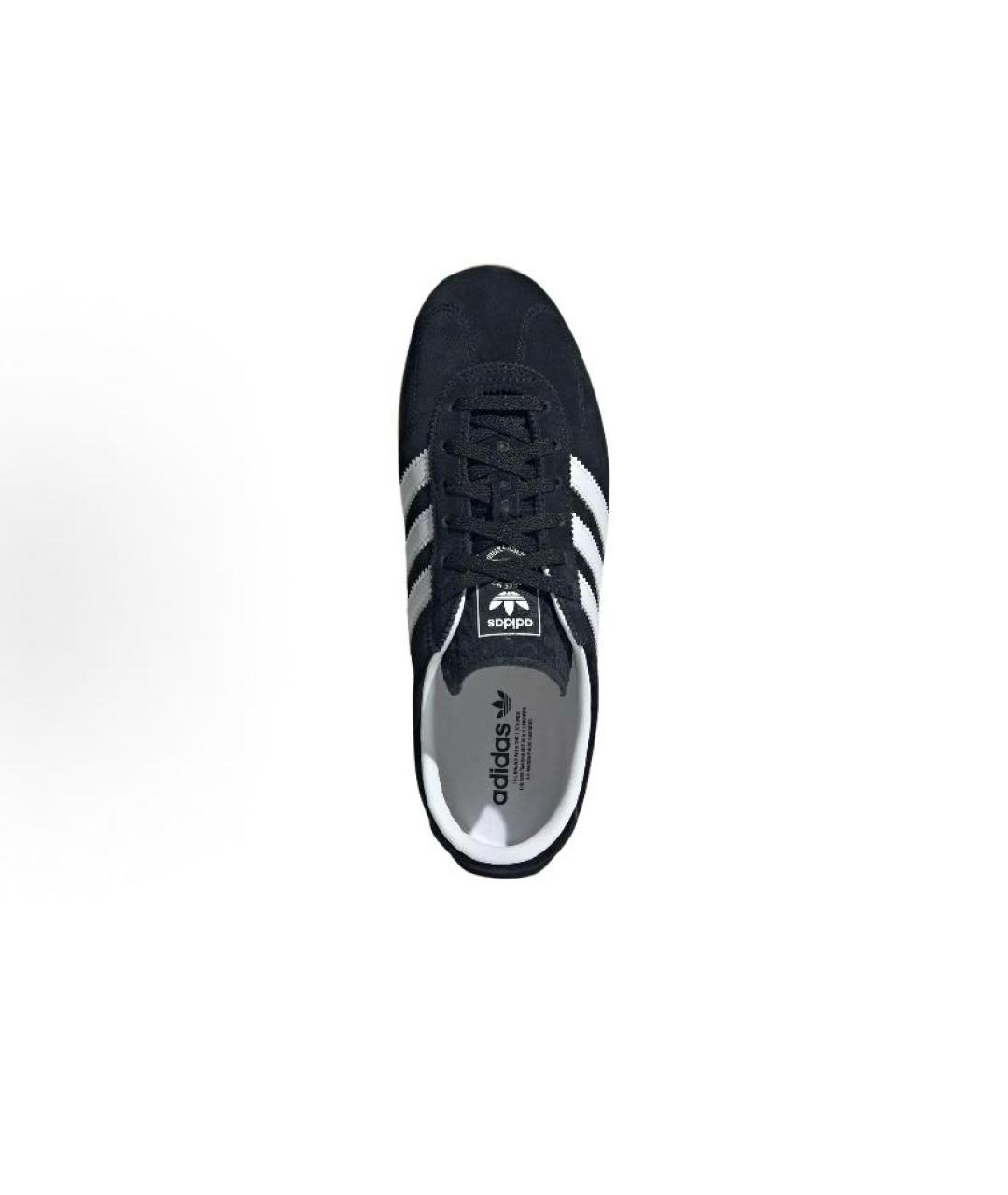 ADIDAS Черные замшевые низкие кроссовки / кеды, фото 5