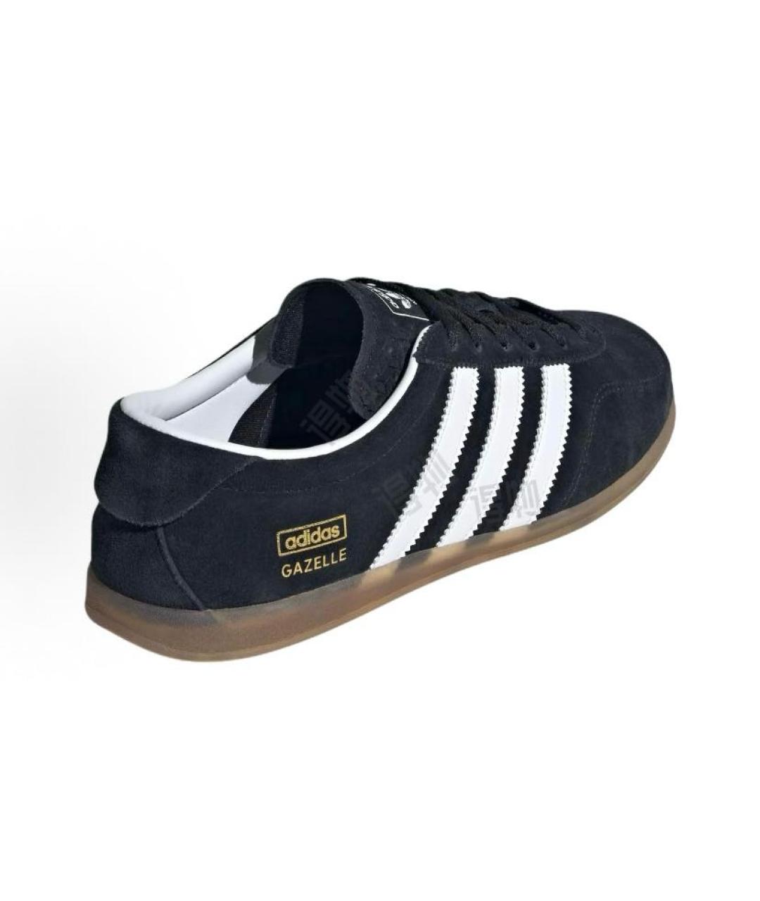 ADIDAS Черные замшевые низкие кроссовки / кеды, фото 4