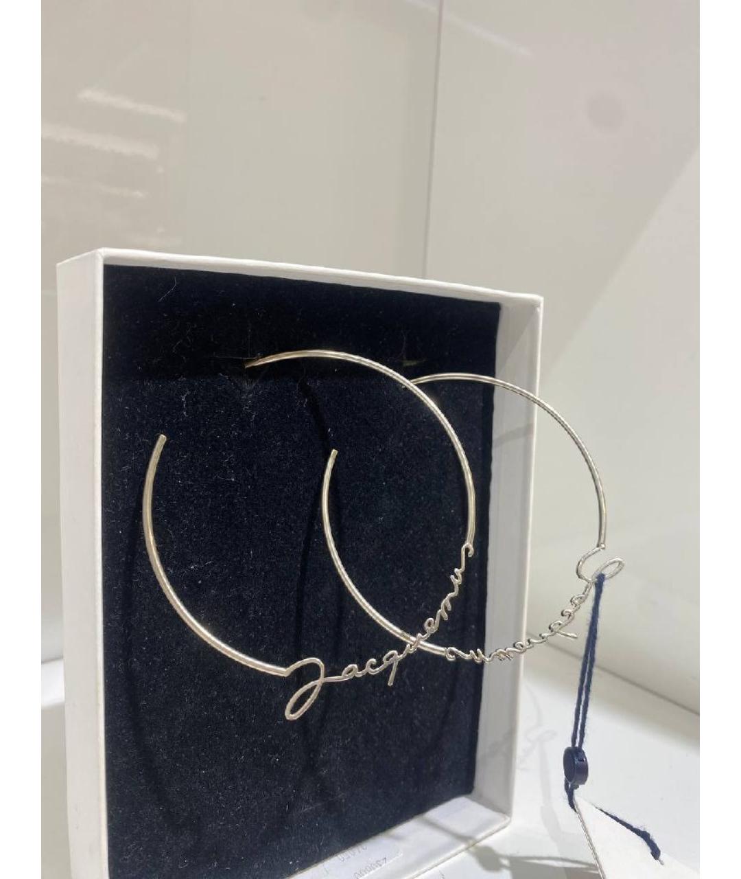 JACQUEMUS Серебряные серьги, фото 2