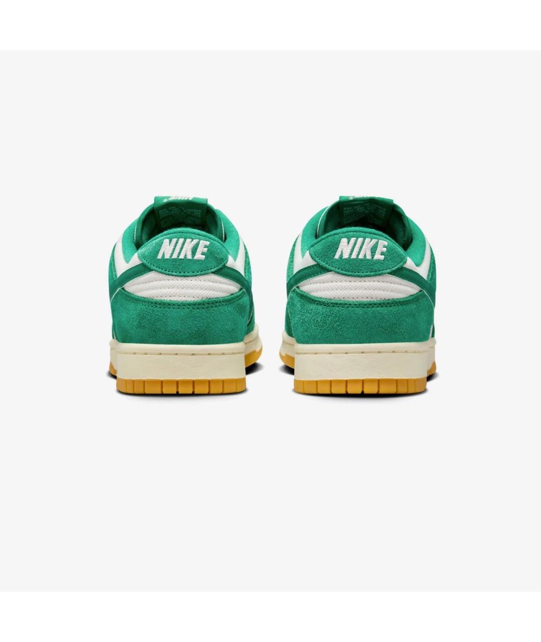 NIKE Зеленые кожаные низкие кроссовки / кеды, фото 6