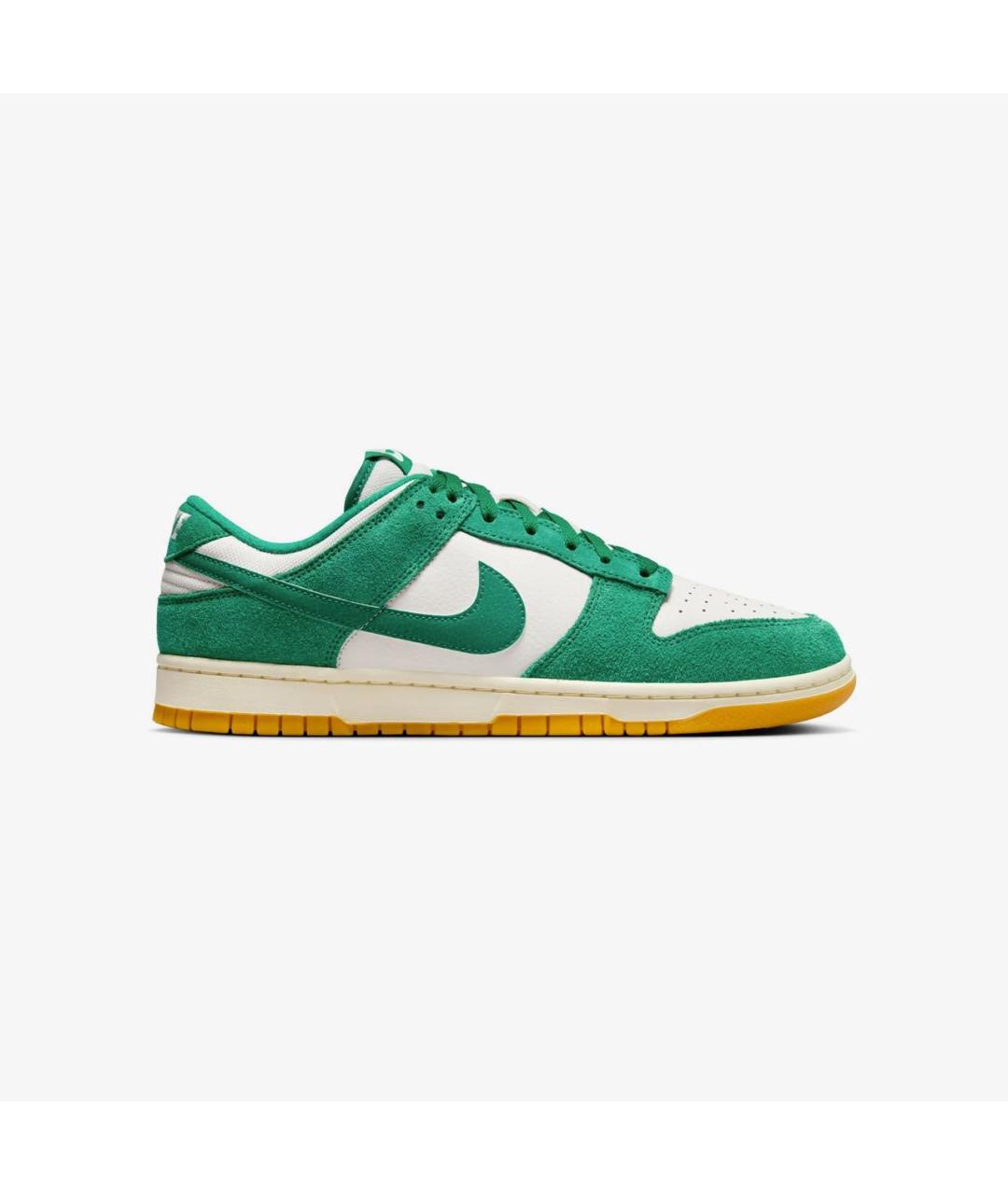 NIKE Зеленые кожаные низкие кроссовки / кеды, фото 8