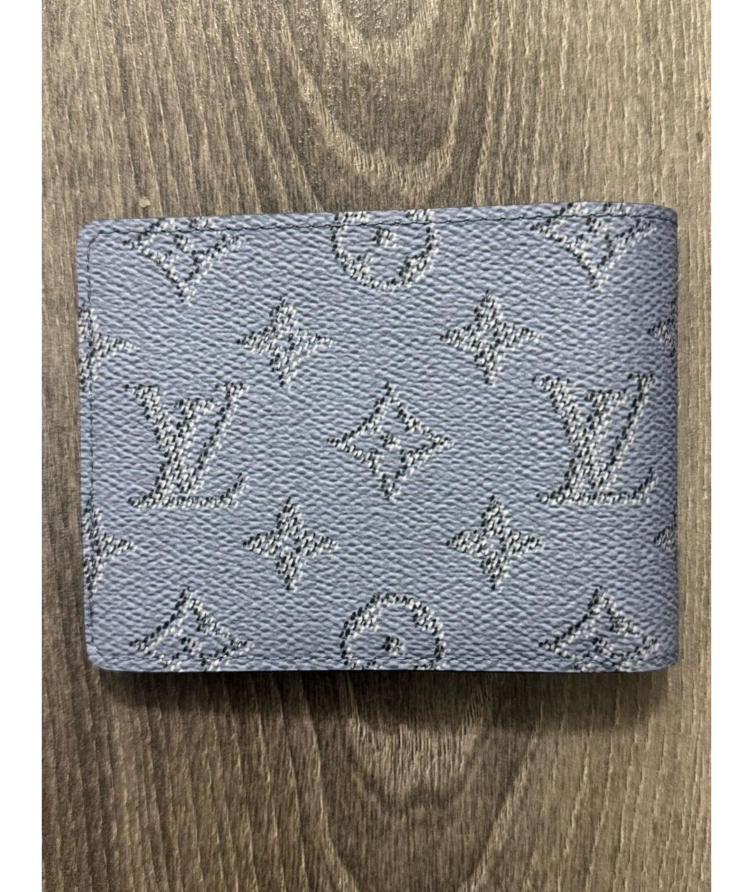 LOUIS VUITTON Голубой кошелек, фото 2