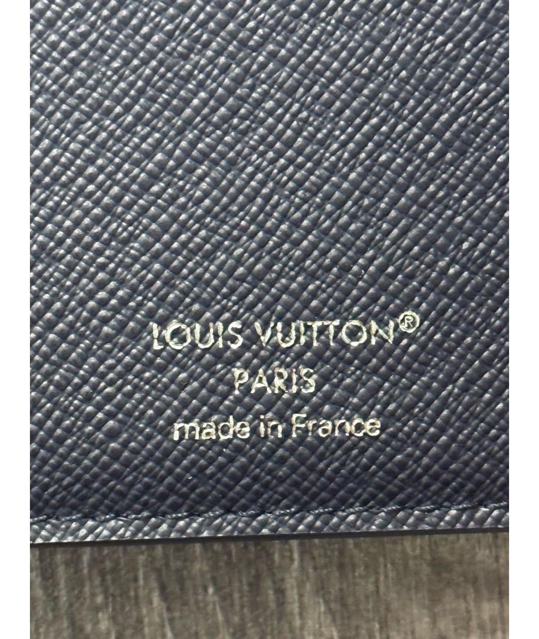 LOUIS VUITTON Голубой кошелек, фото 6