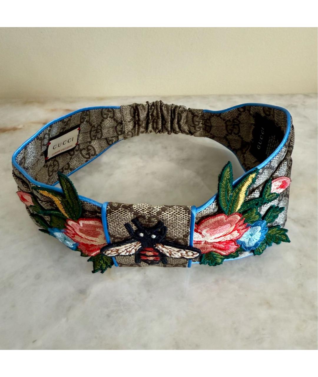 GUCCI Коричневая повязка на голову, фото 2