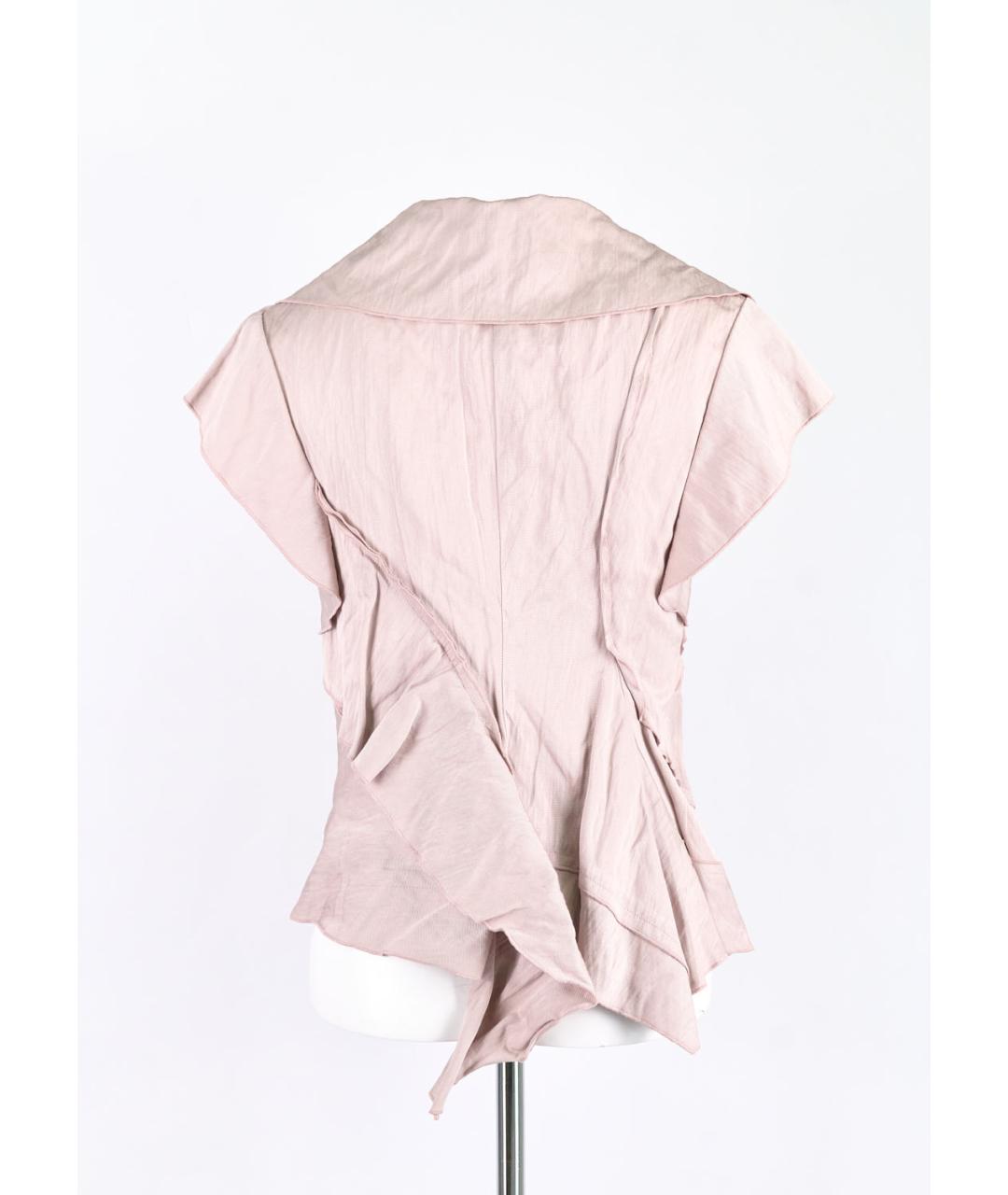 NINA RICCI Розовая хлопковая блузы, фото 5