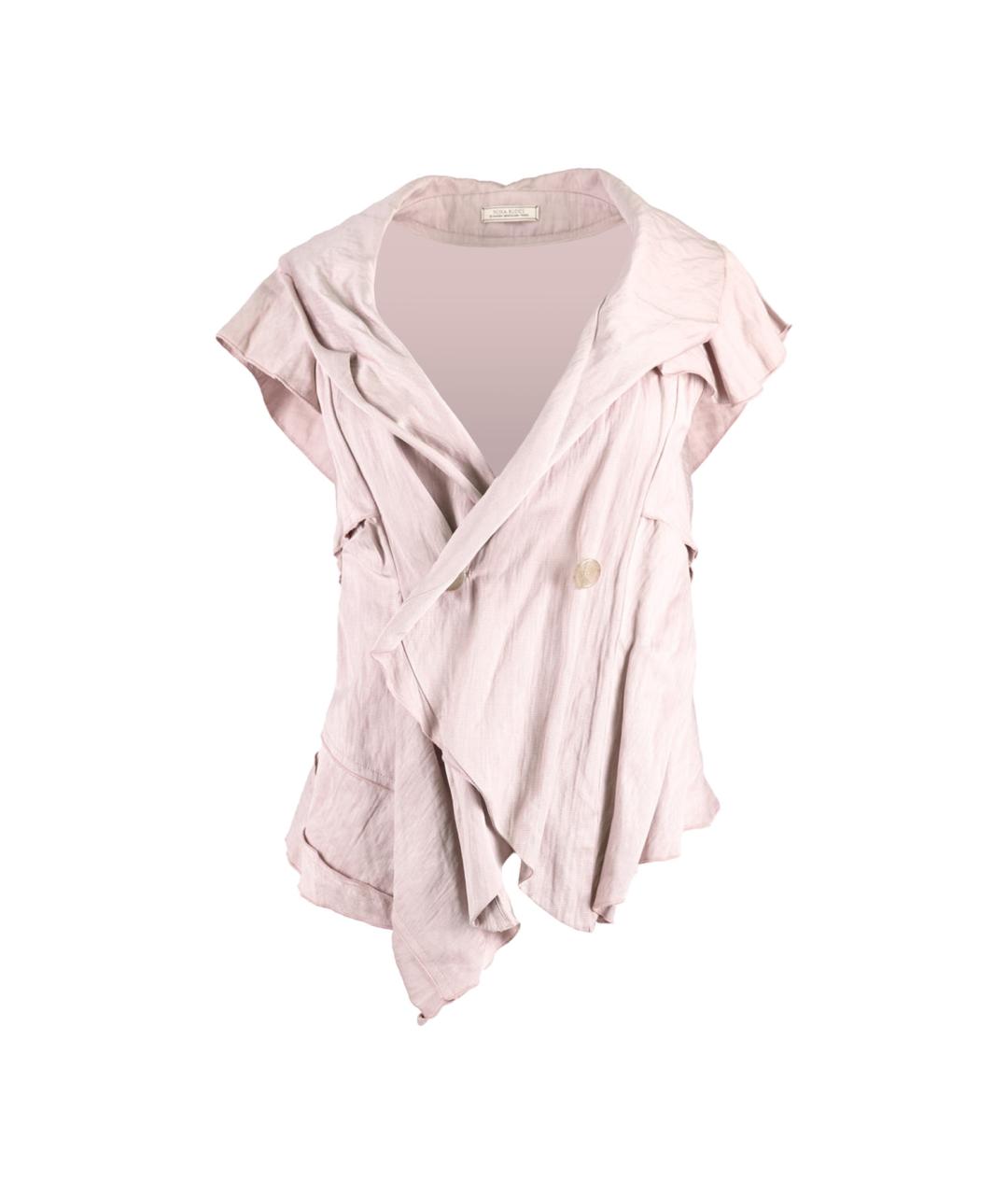 NINA RICCI Розовая хлопковая блузы, фото 1