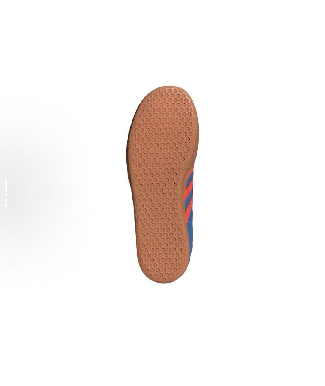 ADIDAS Синие замшевые низкие кроссовки / кеды, фото 6