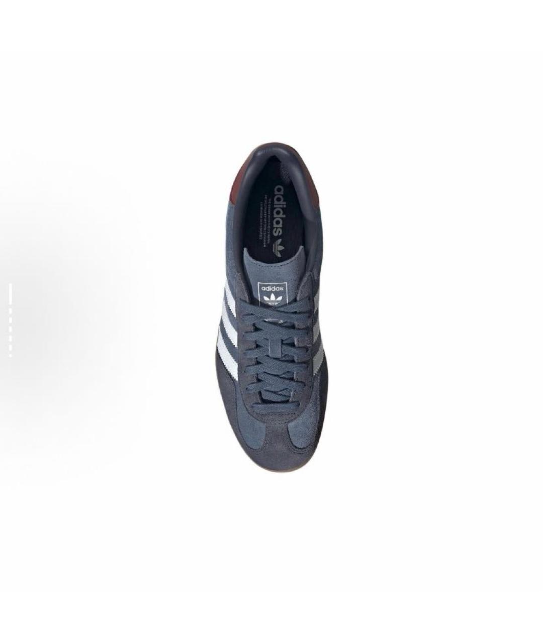 ADIDAS Темно-синие замшевые низкие кроссовки / кеды, фото 4