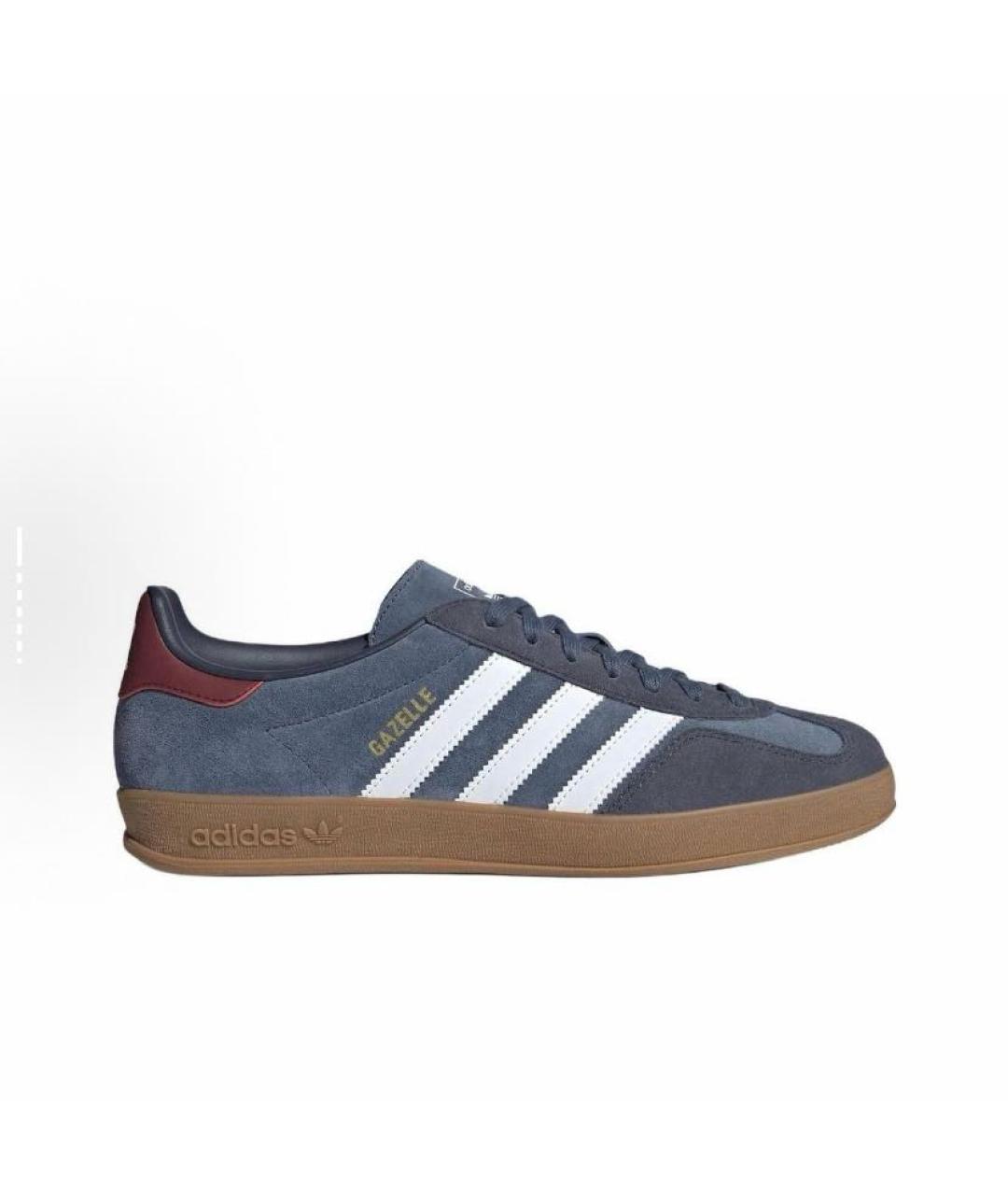 ADIDAS Темно-синие замшевые низкие кроссовки / кеды, фото 6