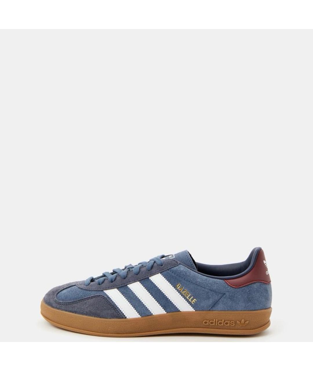 ADIDAS Темно-синие замшевые низкие кроссовки / кеды, фото 2