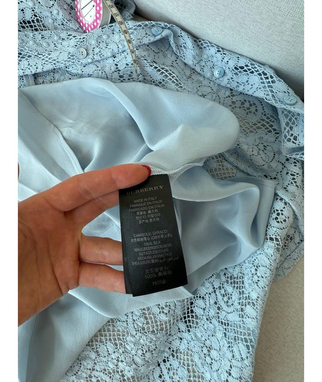 BURBERRY Голубой костюм с юбками, фото 5