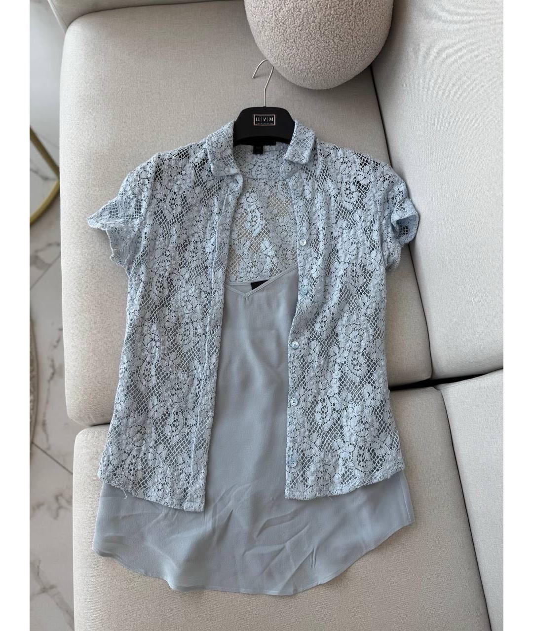 BURBERRY Голубой костюм с юбками, фото 2