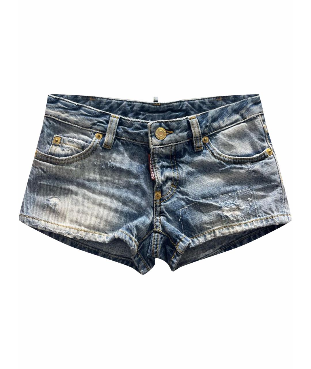 DSQUARED2 KIDS Синие хлопковые брюки и шорты, фото 1