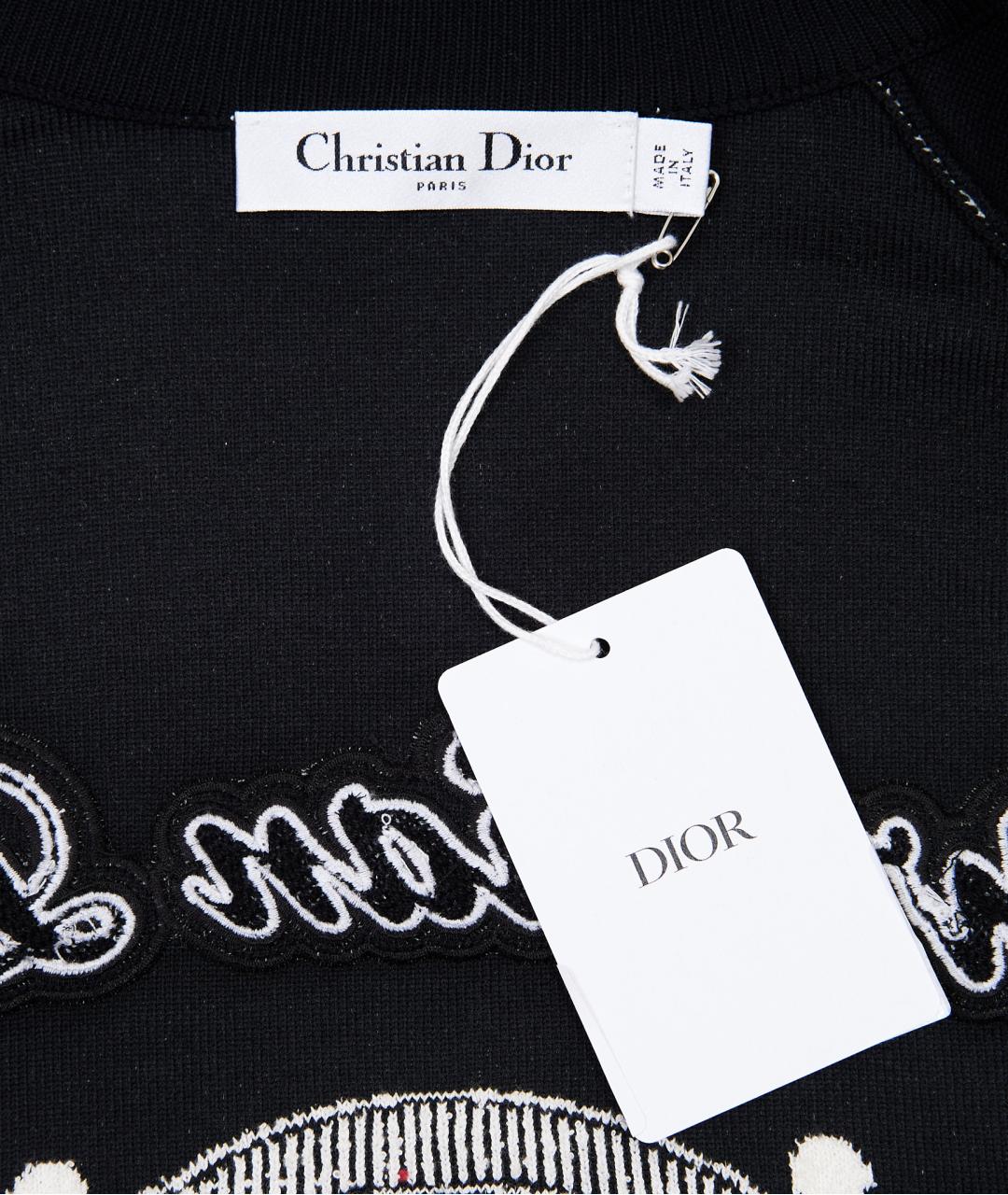 CHRISTIAN DIOR Белый хлопковый кардиган, фото 4
